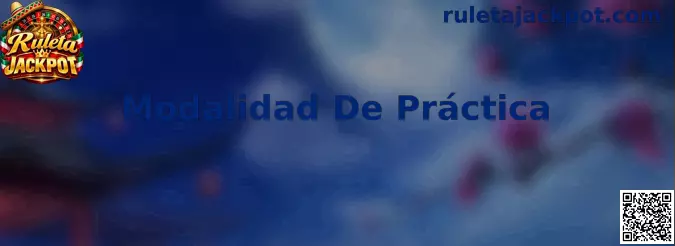 Representación visual de la modalidad de práctica de Ruleta Jackpot con una interfaz de ruleta y recursos simulados