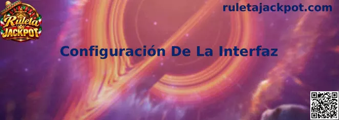 Ejemplo de interfaz digital de Ruleta Jackpot con controles de configuración, historial y opciones de juego