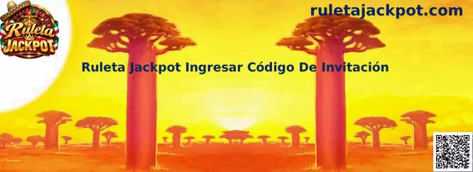 Imagen informativa sobre Ruleta Jackpot y el proceso para ingresar un código de invitación